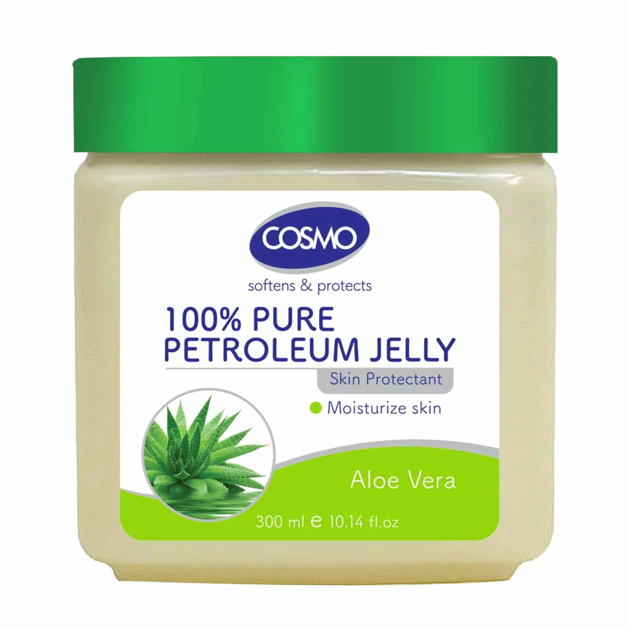 Cosmo Aloe Vera 100% Pure Petroleum Jelly 300ml – Coccibeauty