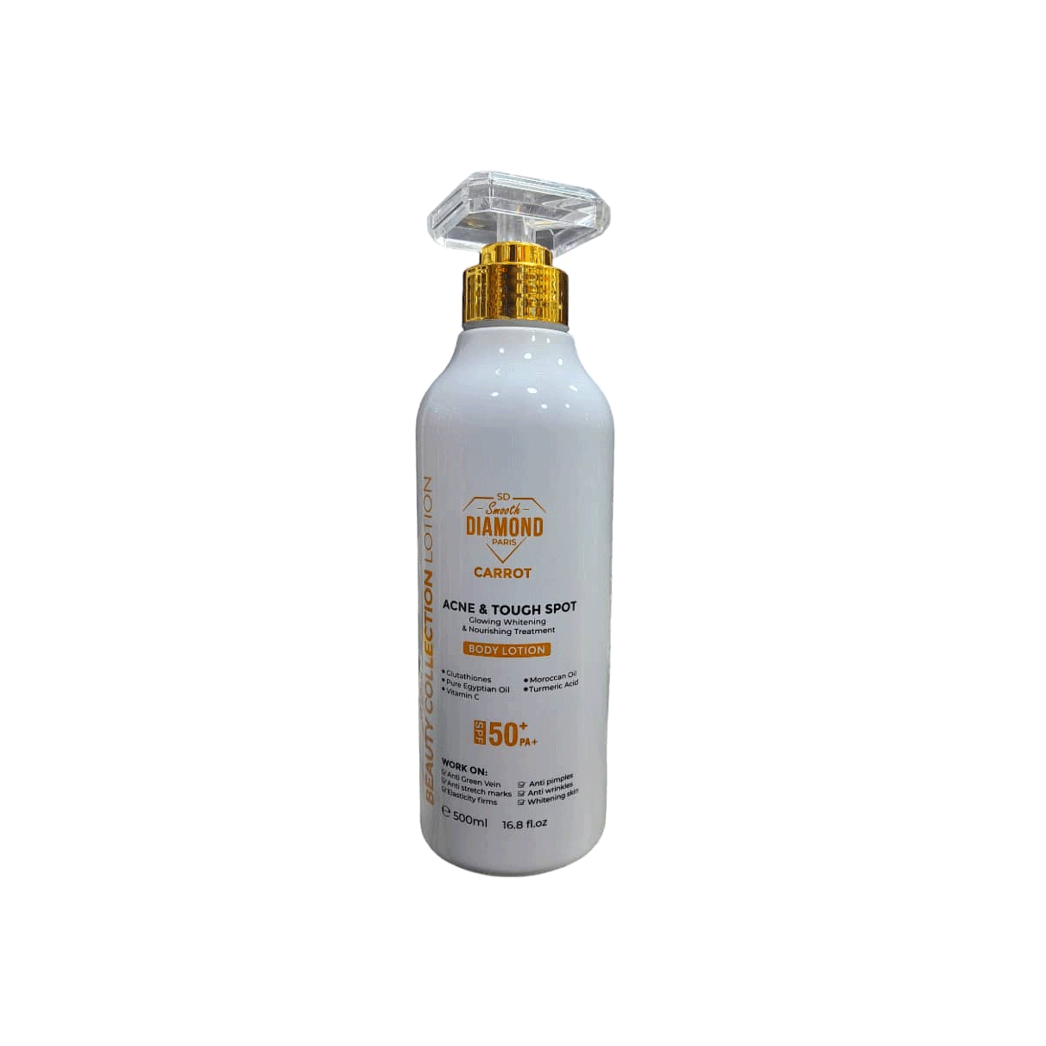 Smooth Diamond Paris Carrot Acne Touch Spot Whitening Body Lotion