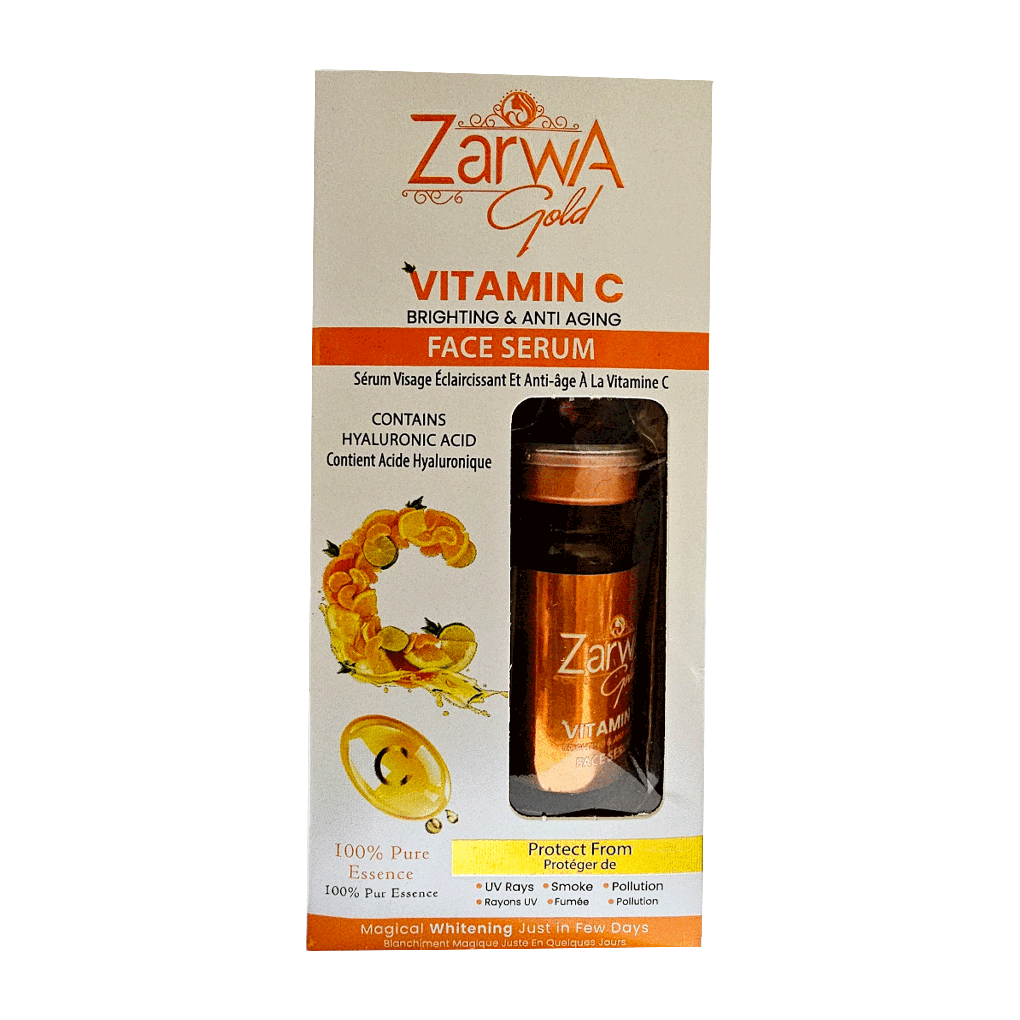 Zarwa Gold Vitamin C Brightening & Anti Aging Face Serum – Coccibeauty