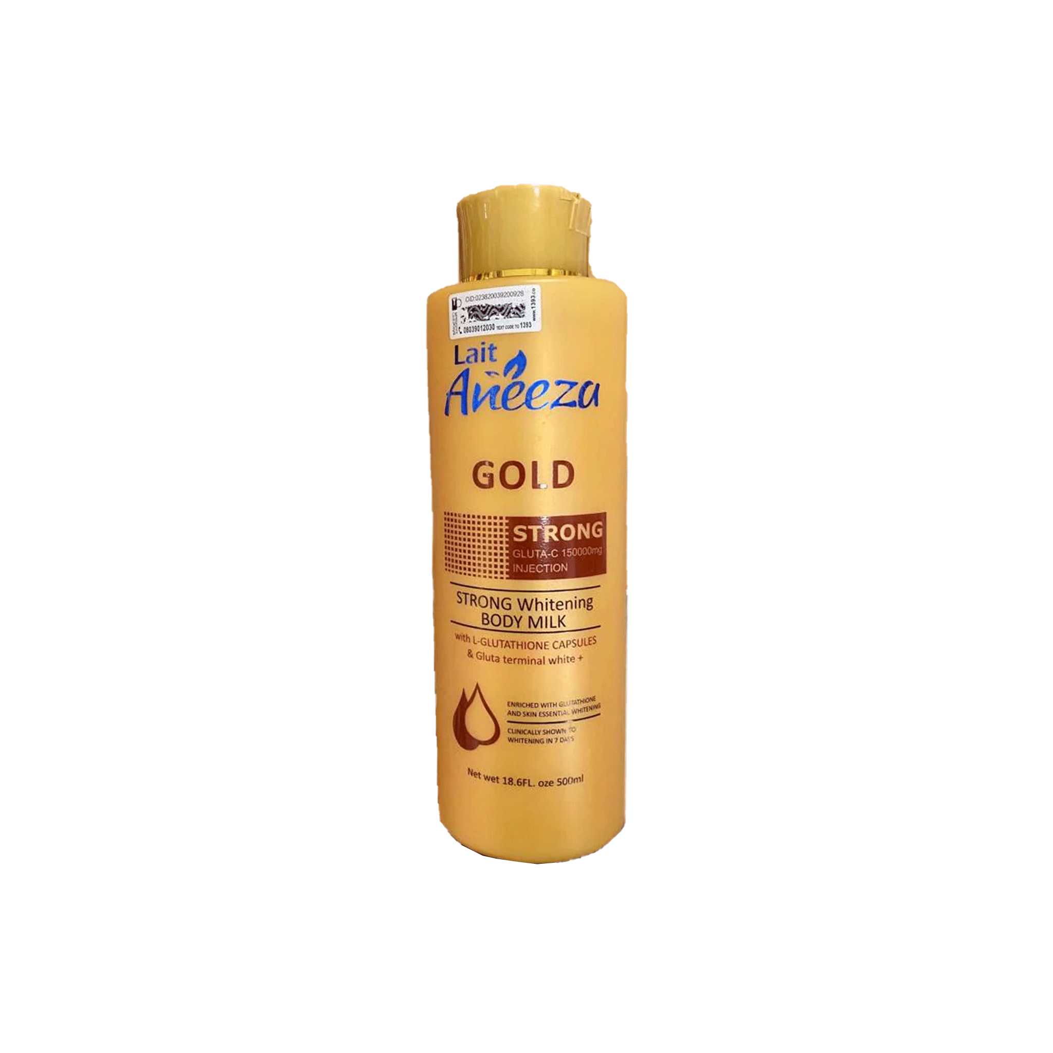 BUY Lait Aneeza Gold Strong Whitening Body Lotion 500ml – Coccibeauty