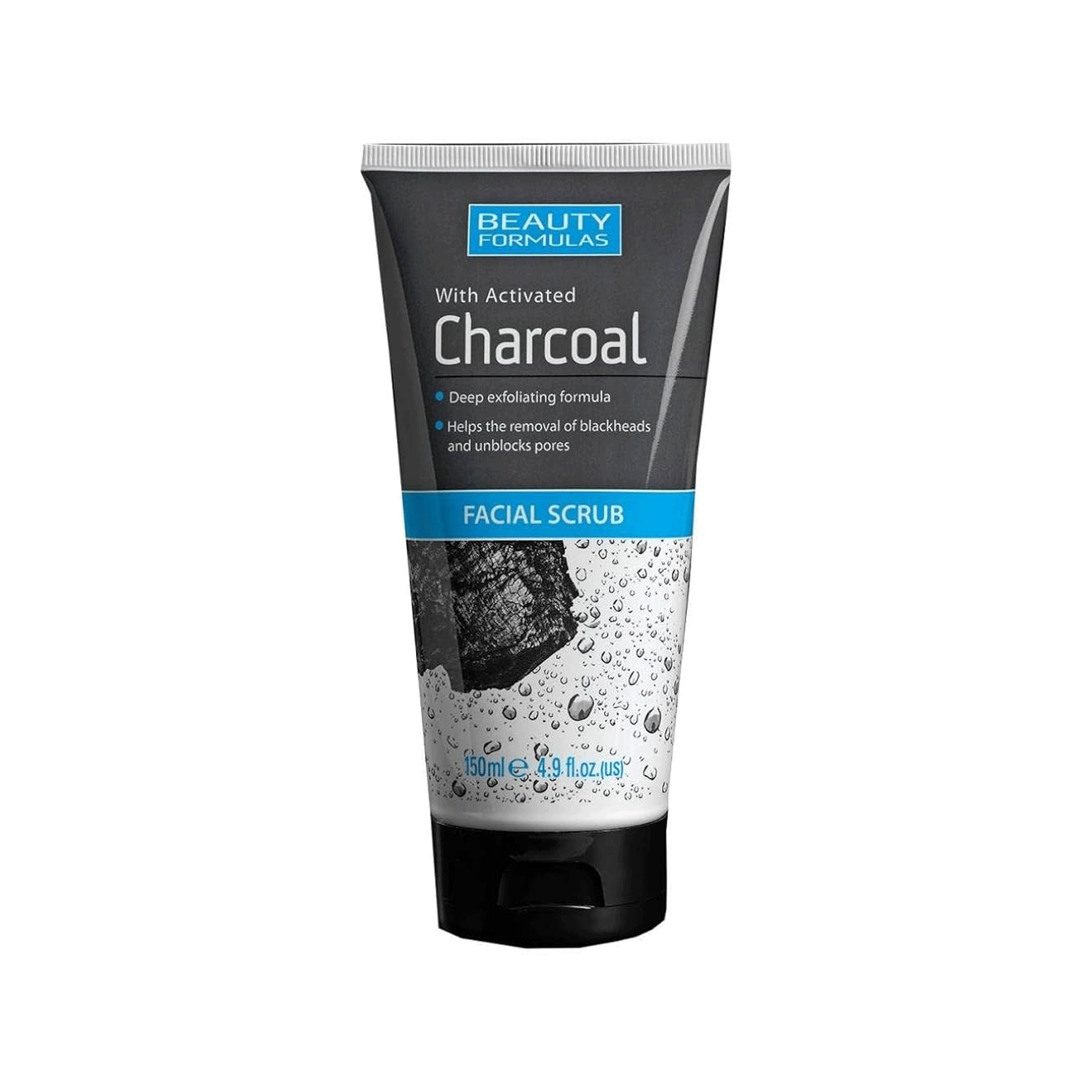 BUY Beauty Formula Charcoal Facial Scrub 150ml Online Coccibeauty