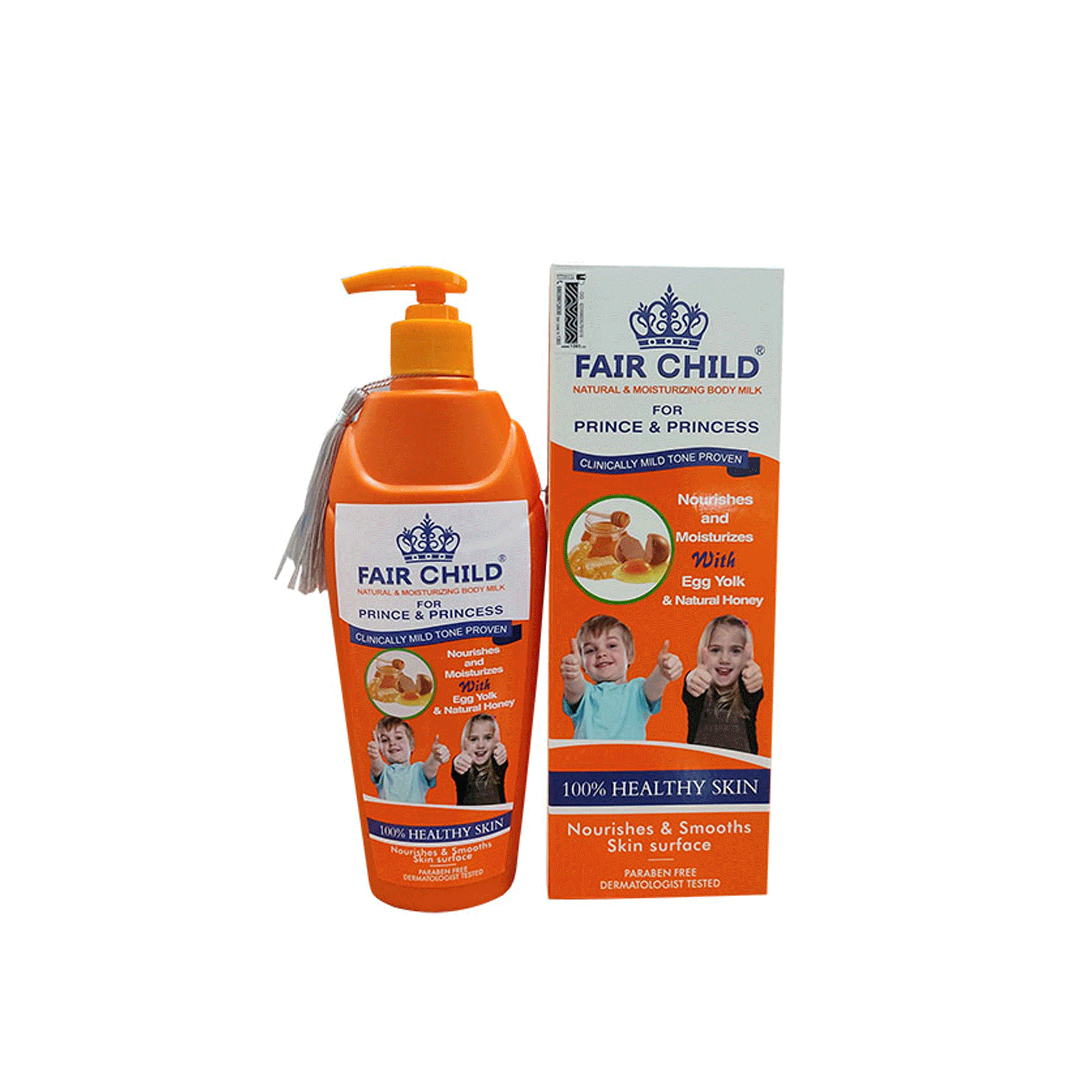 Lait Hydratant Nourrissant Fair Child Pour Bébé/Enfant - Jaune D'Oeuf Et Miel 400ml