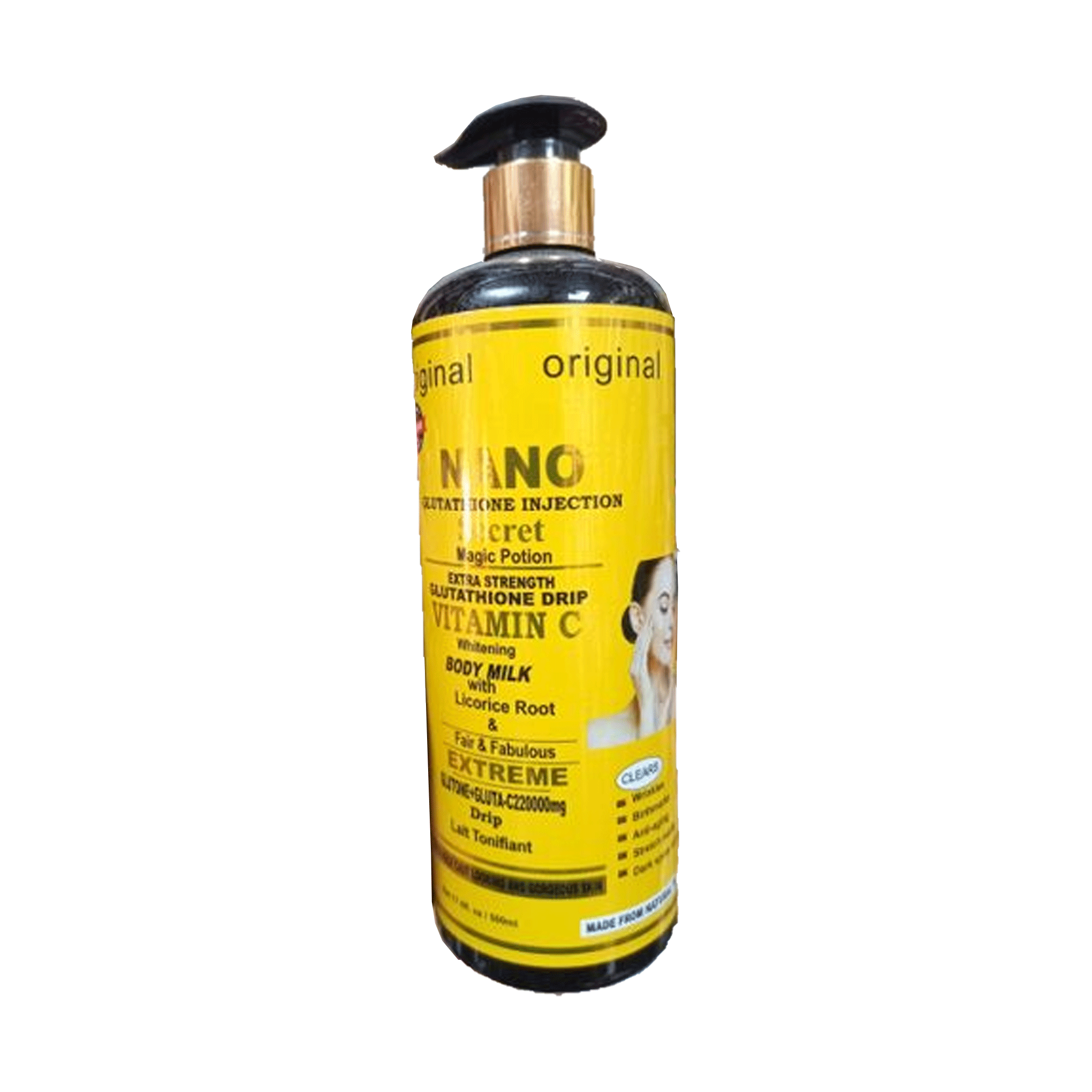 Nano Glutathione Injection Secret Vitamin C Body Milk  Coccibeauty