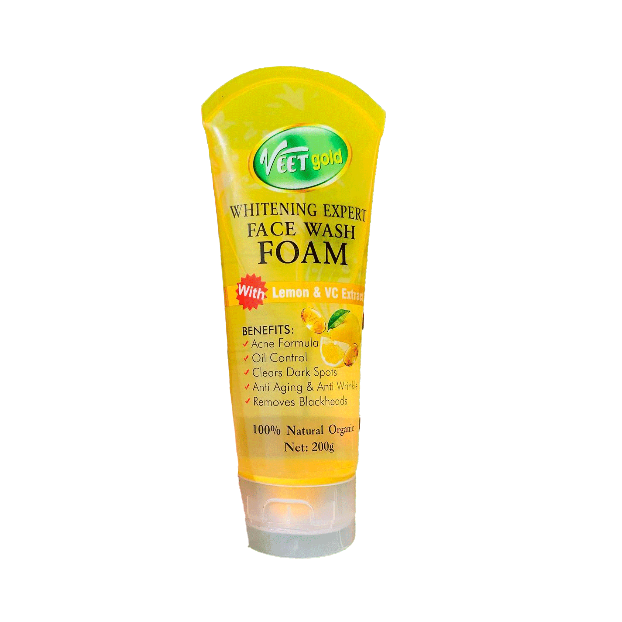 VEET GOLD Face Wash Foam Whitening Expert For Clear Skin Coccibeauty VEET GOLD Face Wash Foam Whitening Expert For Clear Skin Coccibeauty