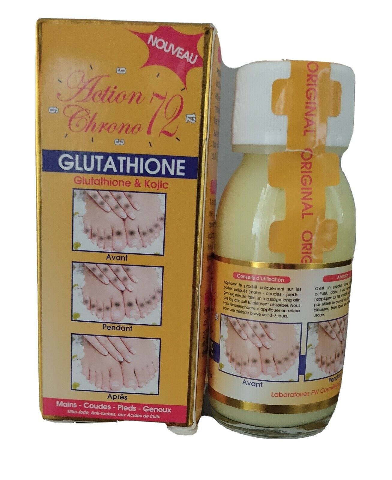 Action Chrono 72 Hrs Glutathione & Kojic Serum – Coccibeauty