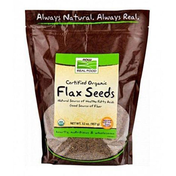 Now Food Organic Golden Flax Seeds