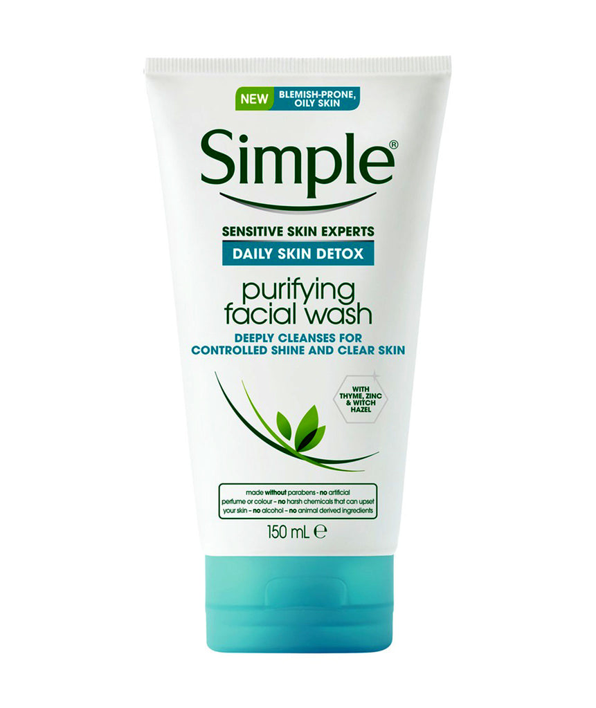 Simple Daily Skin Detox Purifying Face Wash