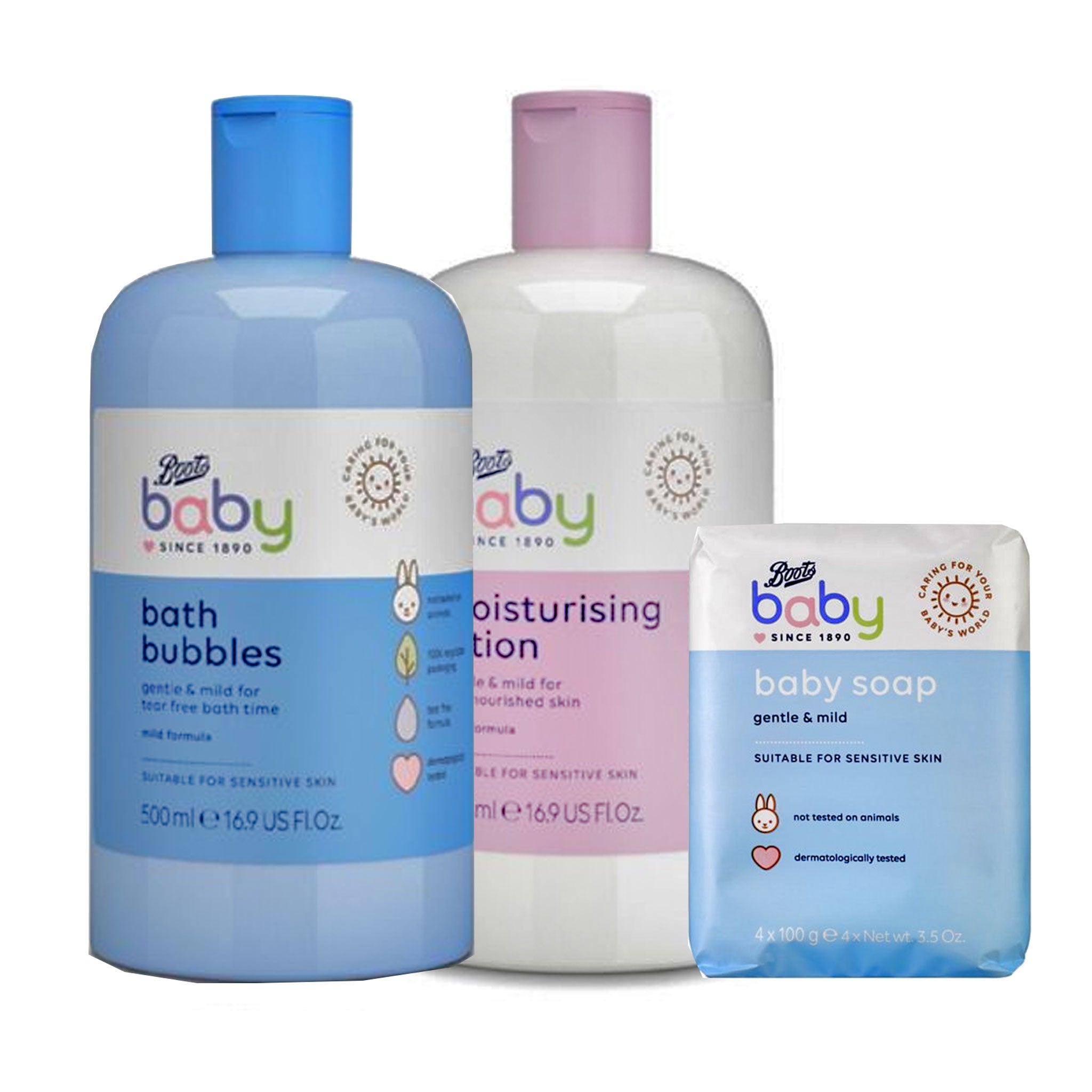 Boot baby Moisturizing Lotion Bath and Soap 3-Pc Set – Coccibeauty