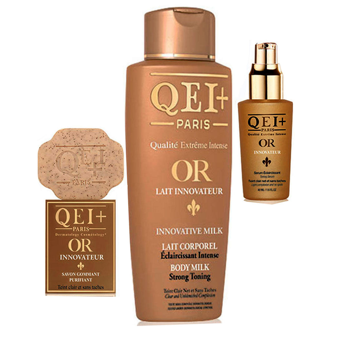 Buy Qei Paris Gamme OR Lightening 3pc Set Online Coccibeauty