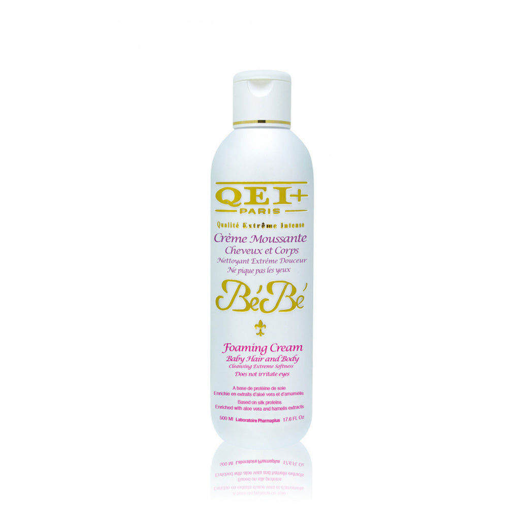 QEI BABY FOAMING CREAM - HAIR AND BODY - ALOE VERA