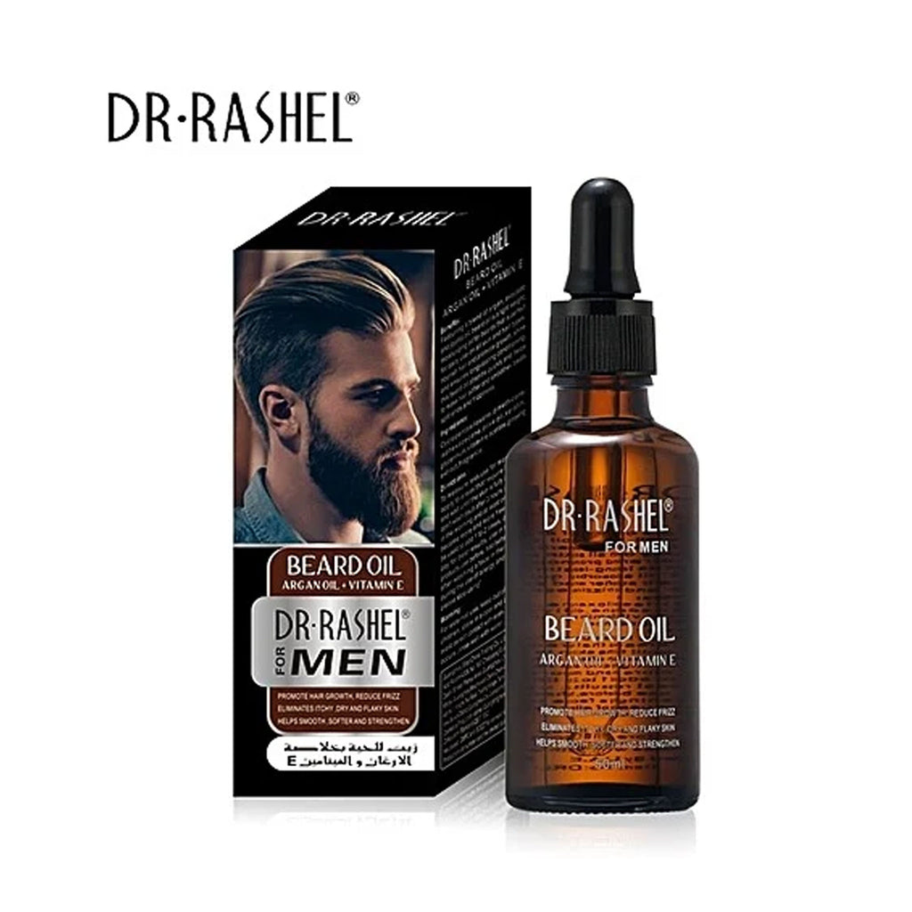 DR RASHEL Beard Oil With Argan Oil & Vitamin E - 50ml