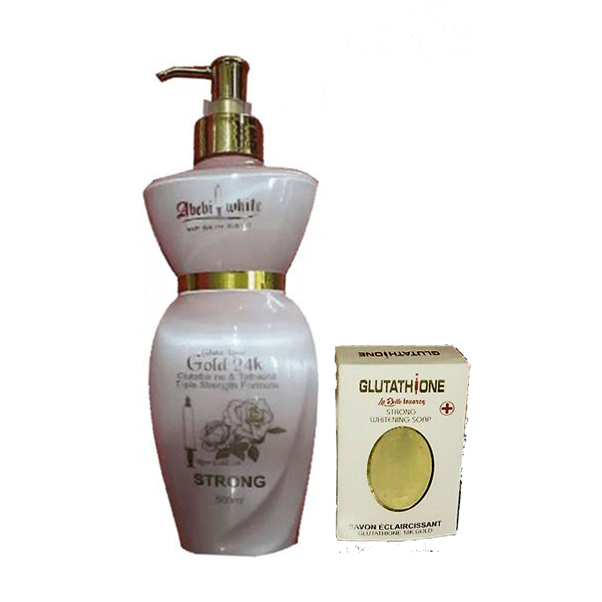 BUY Abebi White Gluta Glow Gold (Lotion and Soap ) 2-Pc Set