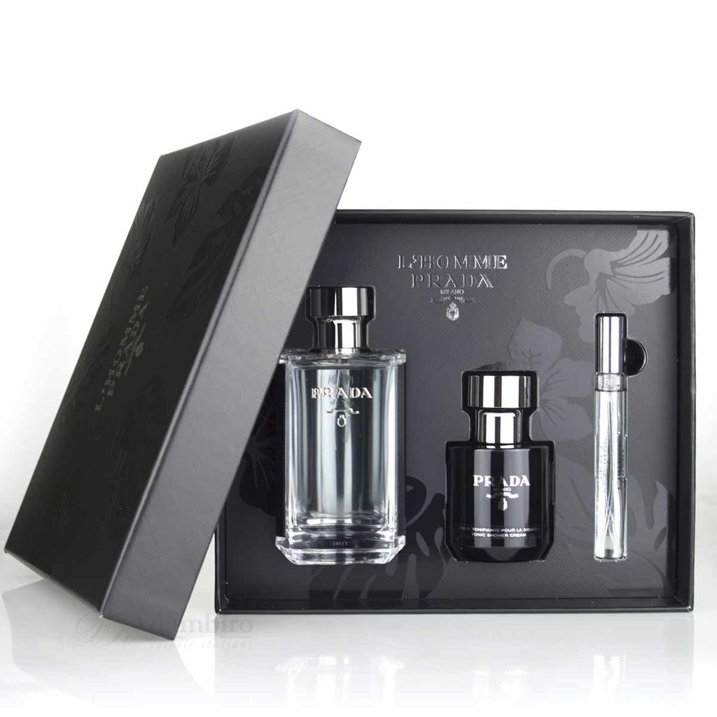 Prada l homme 100ml eau de toilette fragrance gift set Outlet