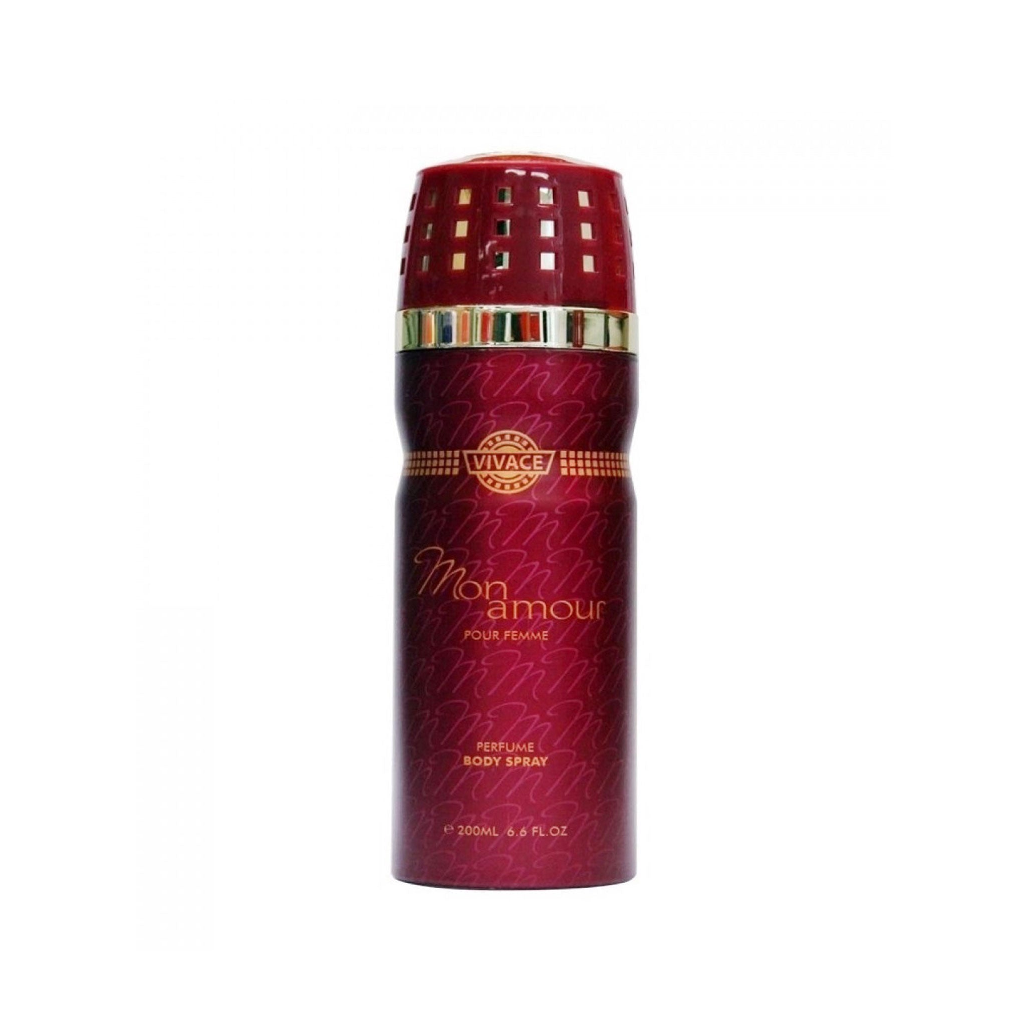 Vivace MON AMOUR Pour Femme Body Spray For Women 200 ML