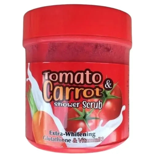R & D Tomato & Carrot Shower Scrub With Glutathione And Vitamin B3 - 700g