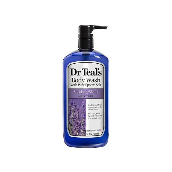 Dr Teal's Soothe & Sleep Lavender Body Wash With Pure Epsom Salt-710ml