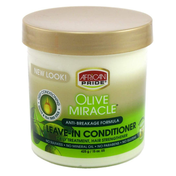 African Pride Olive Miracle Leave-In Conditioner – 15oz