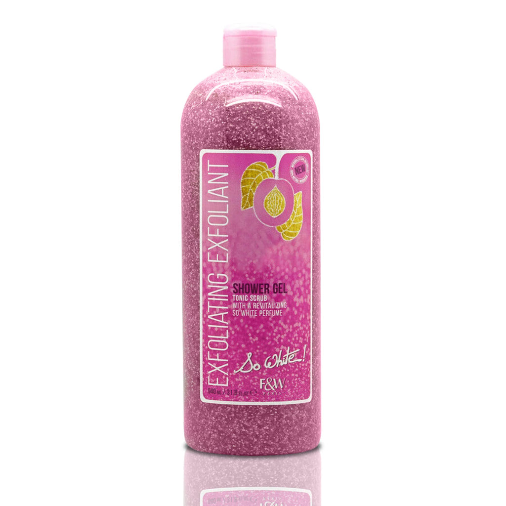 Fair & White So White Exfoliating Shower Gel/Tonic Scrub 940ml 