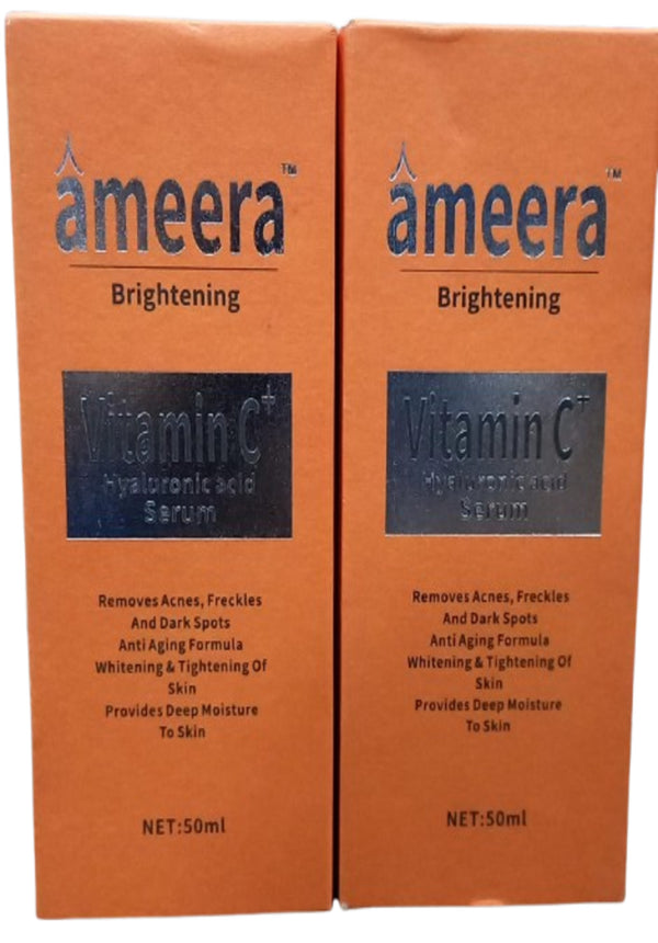 Ameera Brightening Vitamin C + Hyaluronic Acid Serum