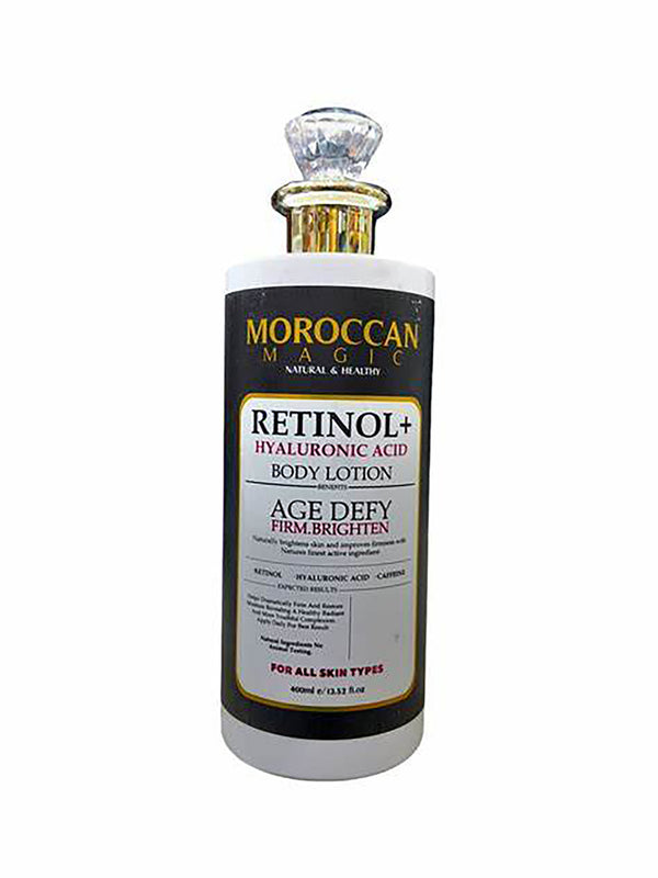 Moroccan magic Retinol + Hyaluronic Acid Body Lotion 400ml