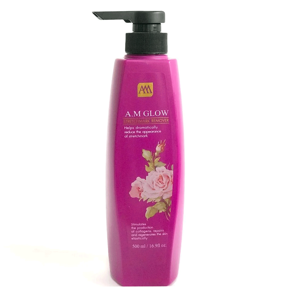 A-M Glow Stretch Mark Remover 500ml for Smooth, Even-Toned Skin