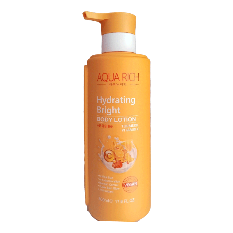 AQUA RICH TUMERIC + VITAMIN C HYDRATING BRIGHT BODY LOTION