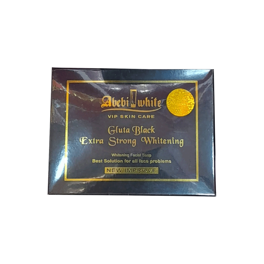 Abebi White Gluta Black Extra Strong Whitening Soap