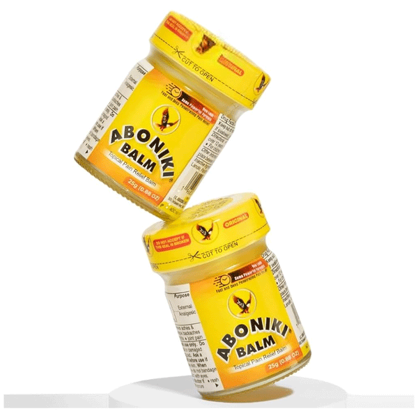 Aboniki Balm Powerful Topical Pain Relief Balm for Sore Muscles and Joints Cartoon