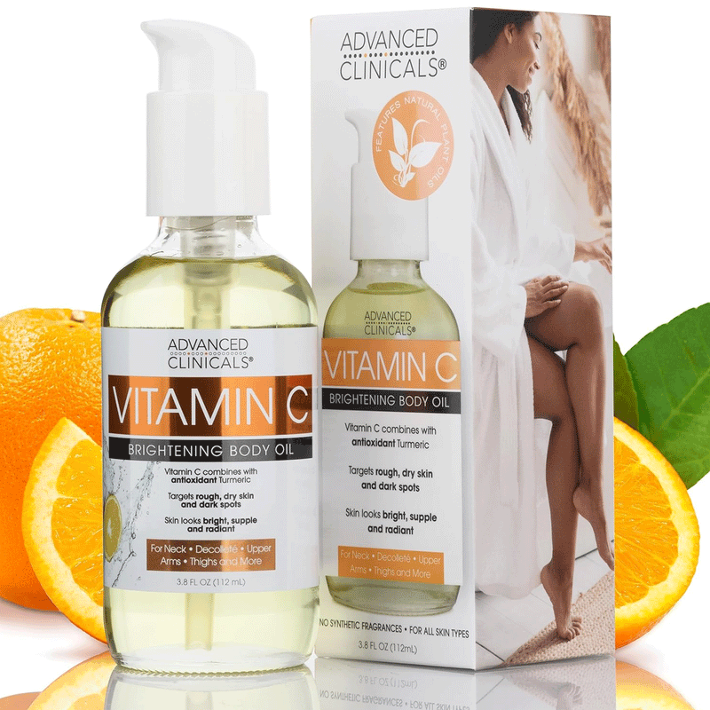 Advanced Clinicals Vitamin C Brightening Body Oil