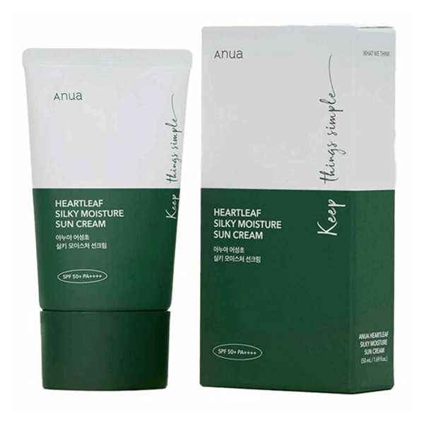 Anua Heartleaf Silky Moisture Sun Cream