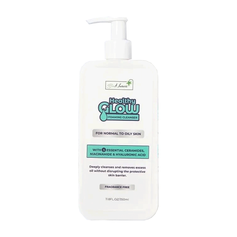 BIO NATURE -HEALTHY GLOW (oil free) Foaming Cleanser 350ml