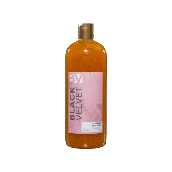 BLACK VELVET GLUTATHIONE, VITAMIN C AND ALOE VERA EXFOLIATING SHOWER GEL 