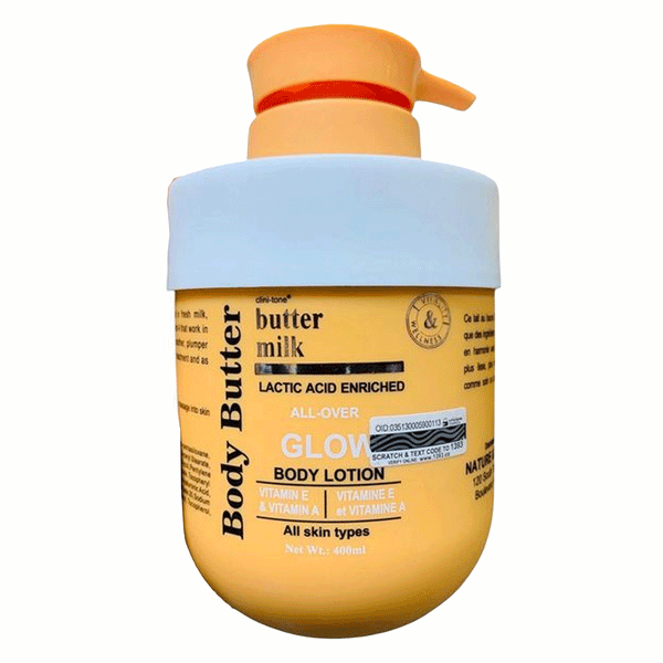 Body Butter Butter Milk Lactic acid Enriched Glow Body Lotion