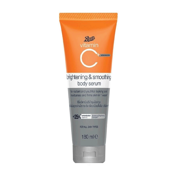 Boots Vitamin C Advanced Brightening & Smoothing Body Serum 180ML