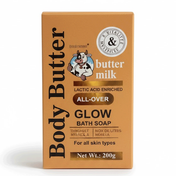 Butter Milk Glow Bath Bar Soap 200g 