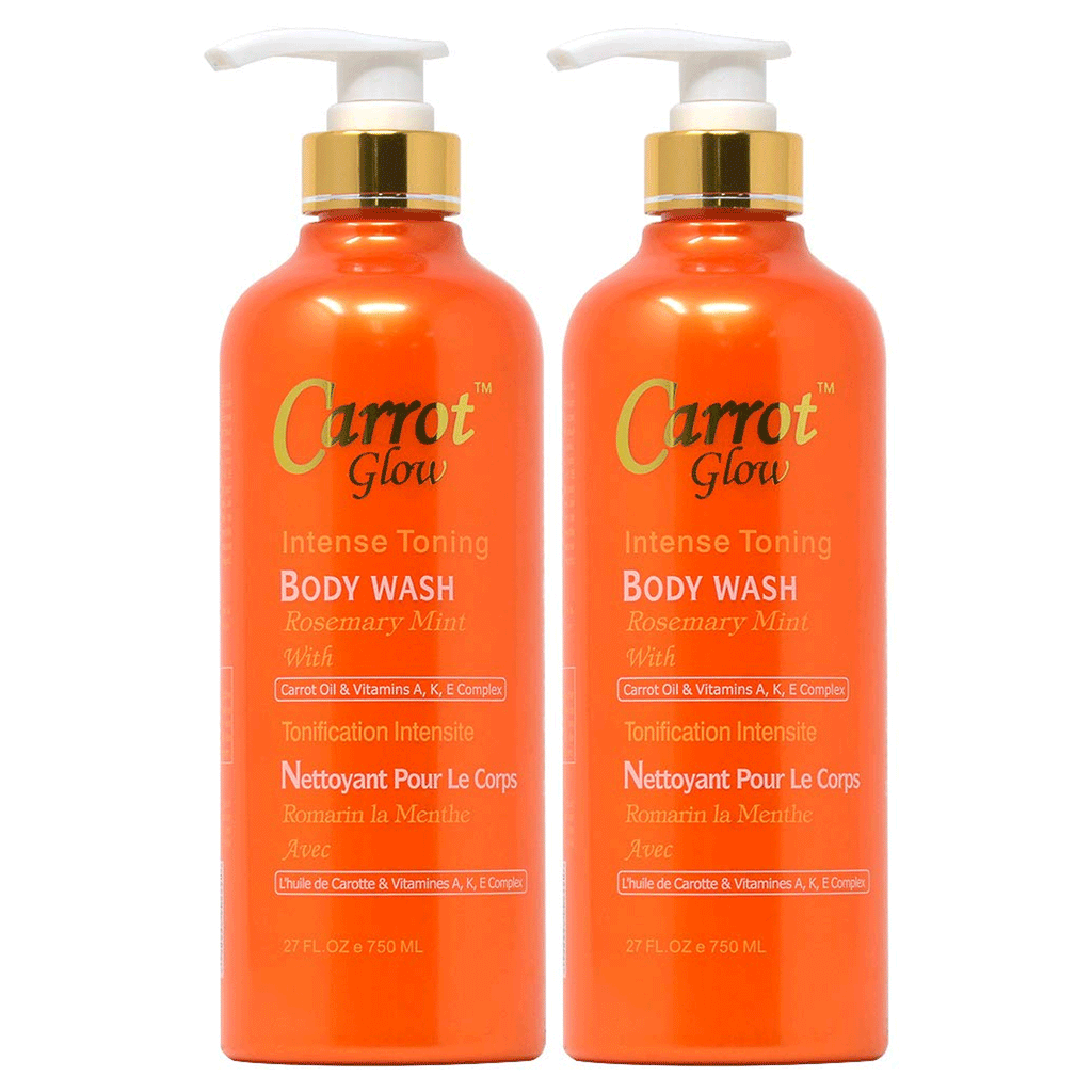 Carrot Glow Intense Toning Body Wash Rosemary Mint