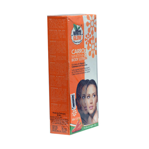 White Glow Carrot Whitening Body Lotion 400ml