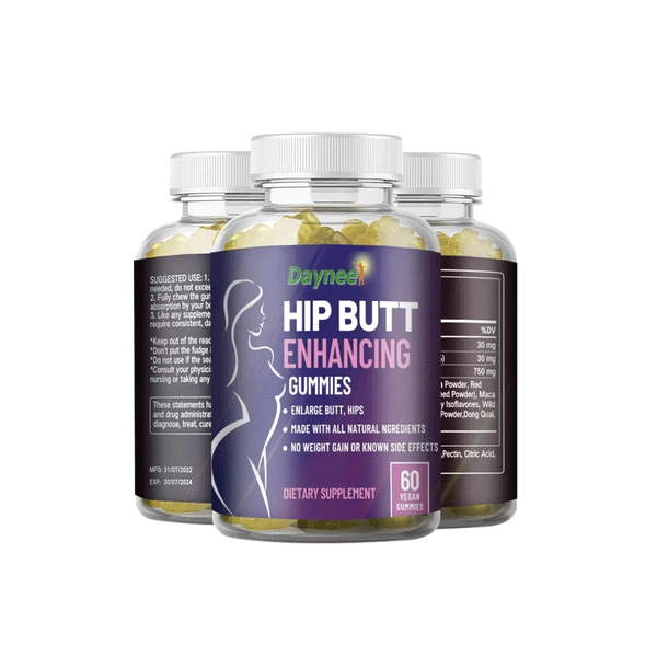 Daynee Enhancing Gummies (810mg)  Dietary Supplement for Curvy Hips and Buttocks Enlargement