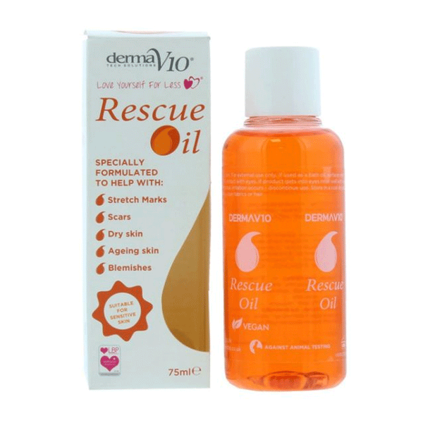 Dermav10 Rescue Oil Anti-ageing Oil For Dark Spot, Stretch Marks