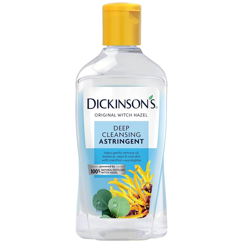 Dickinson's Enhanced Witch Hazel, Menthol & Eucalyptus Deep Cleansing Astringent