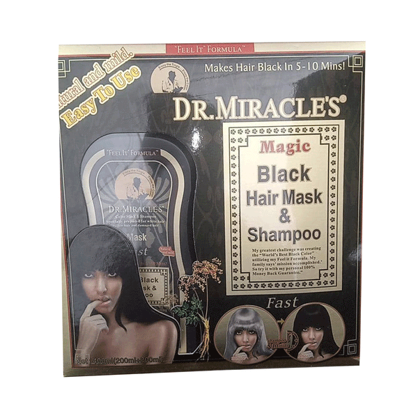 Dr. Miracle's Magic Black Hair Mask And Shampoo