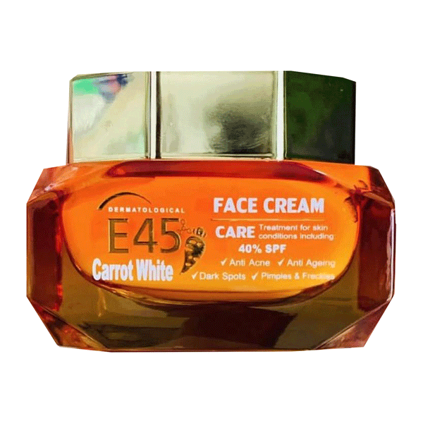 E45 CARROT WHITE FACE CREAM 50ML