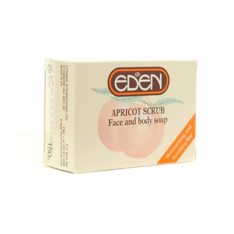 Eden Apricot Scrub Face & Body Soap 150gm