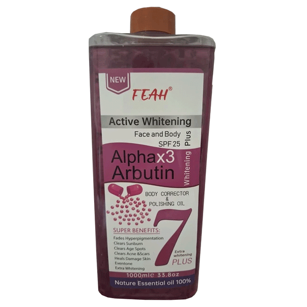 FEAH ACTIVE WHITENING ALPHA X 3 ARBUTIN BODY CORRECTOR & POLISHING 1000ml