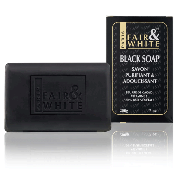 Fair & White Original Black Soap 200g