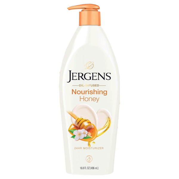Jergens Nourishing Honey Dry Skin Moisturizer, with Illuminating Hydralucence Blend