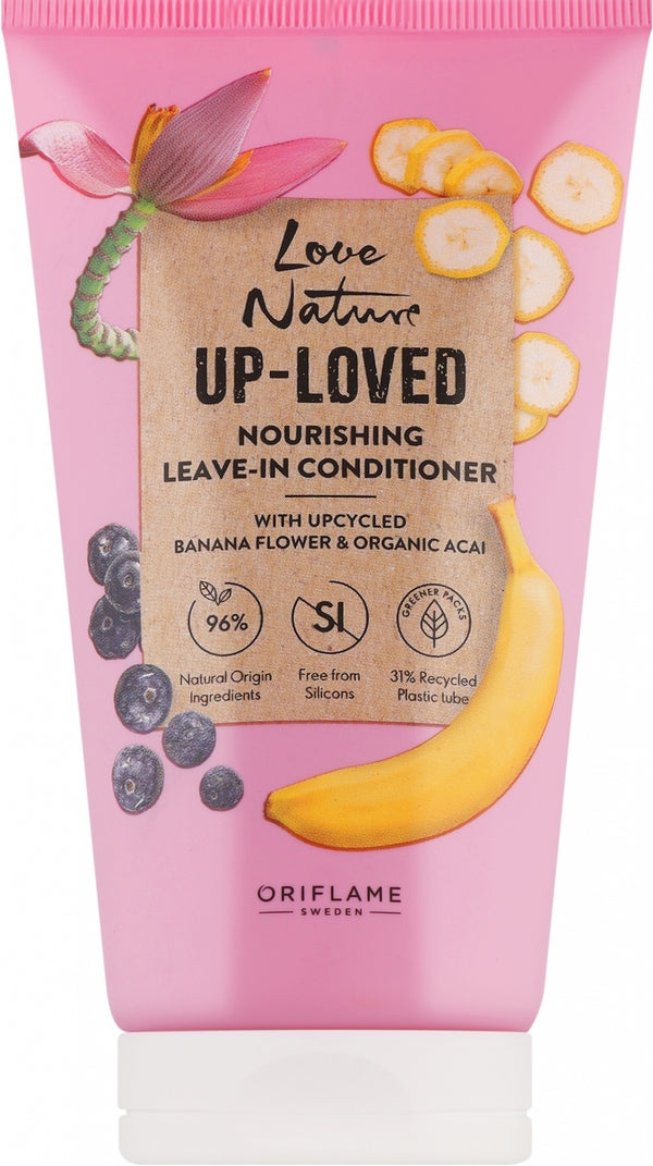 Love Nature Up-Loved Nourishing Leave-in Conditioner with Upcycled Banana Flower & Organic Acai
