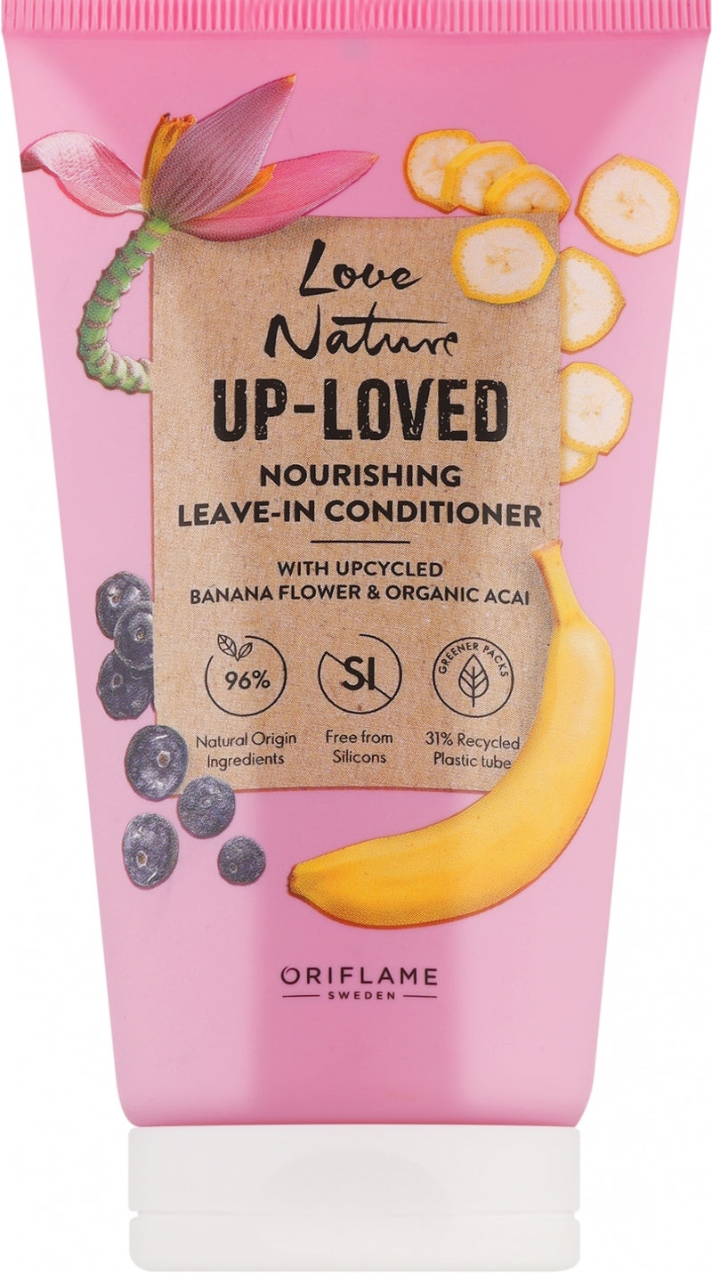 Love Nature Up-Loved Nourishing Leave-in Conditioner with Upcycled Banana Flower & Organic Acai