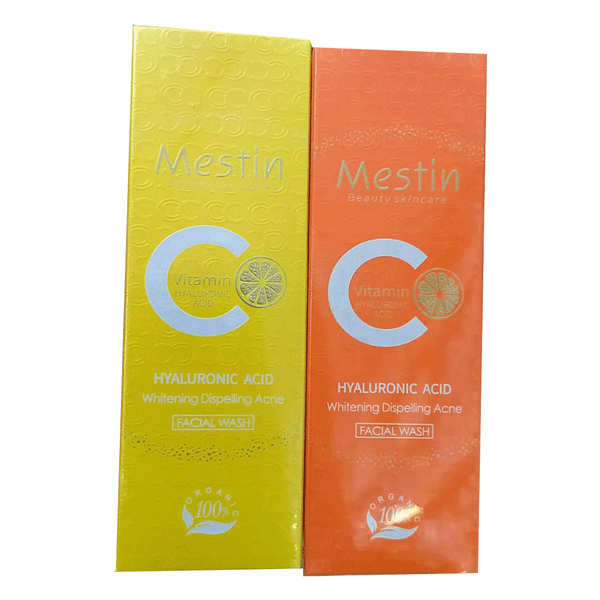 Mestin Vitamin C Hyaluronic Acid Whitening Dispelling Acne Facial Wash