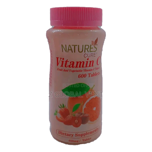 Natures Cure Vitamin C 600 Tablets